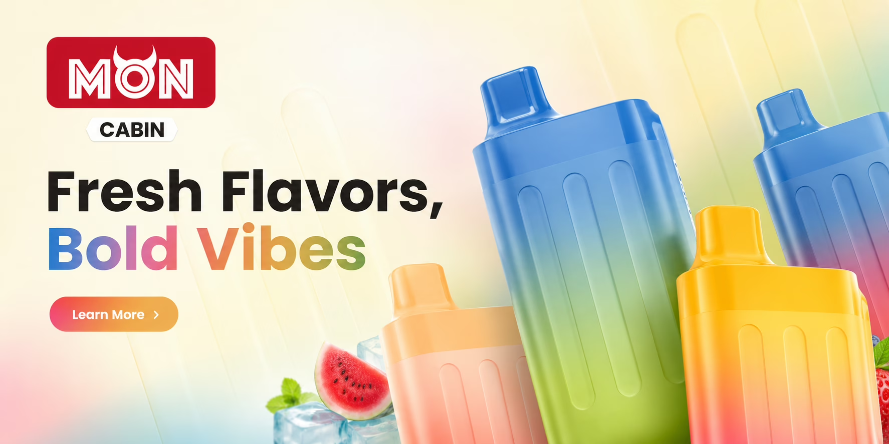 Monvaper M15 CABIN disposable vape promotional banner