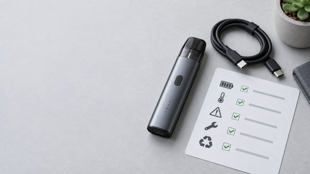 Rechargeable Vape Not Charging? A Safe Adult Troubleshooting Guide